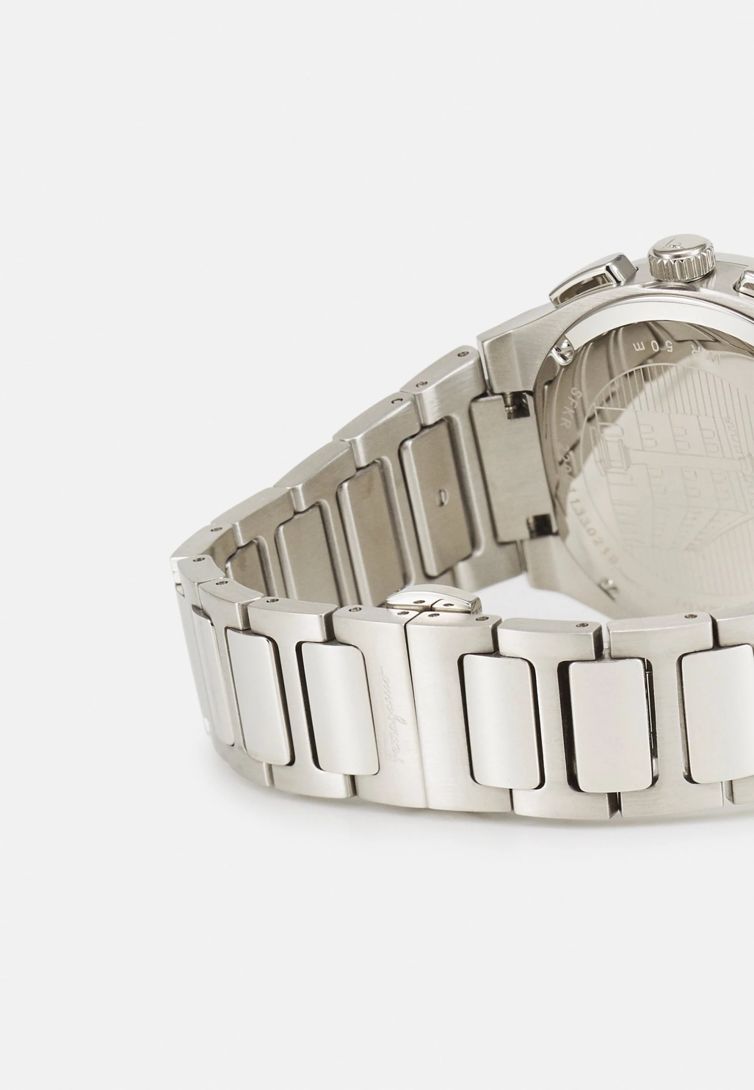 Ferragamo Elliptical Unisex - Kronografklokke - Silver/Black 2 Ferragamo Elliptical Unisex - Kronografklokke - Silver/Black - Bilde 2