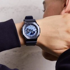 KARL LAGERFELD shop 22 G-SHOCK Metal Series Gm-2100 Unisex - Kronografklokke - Blue
