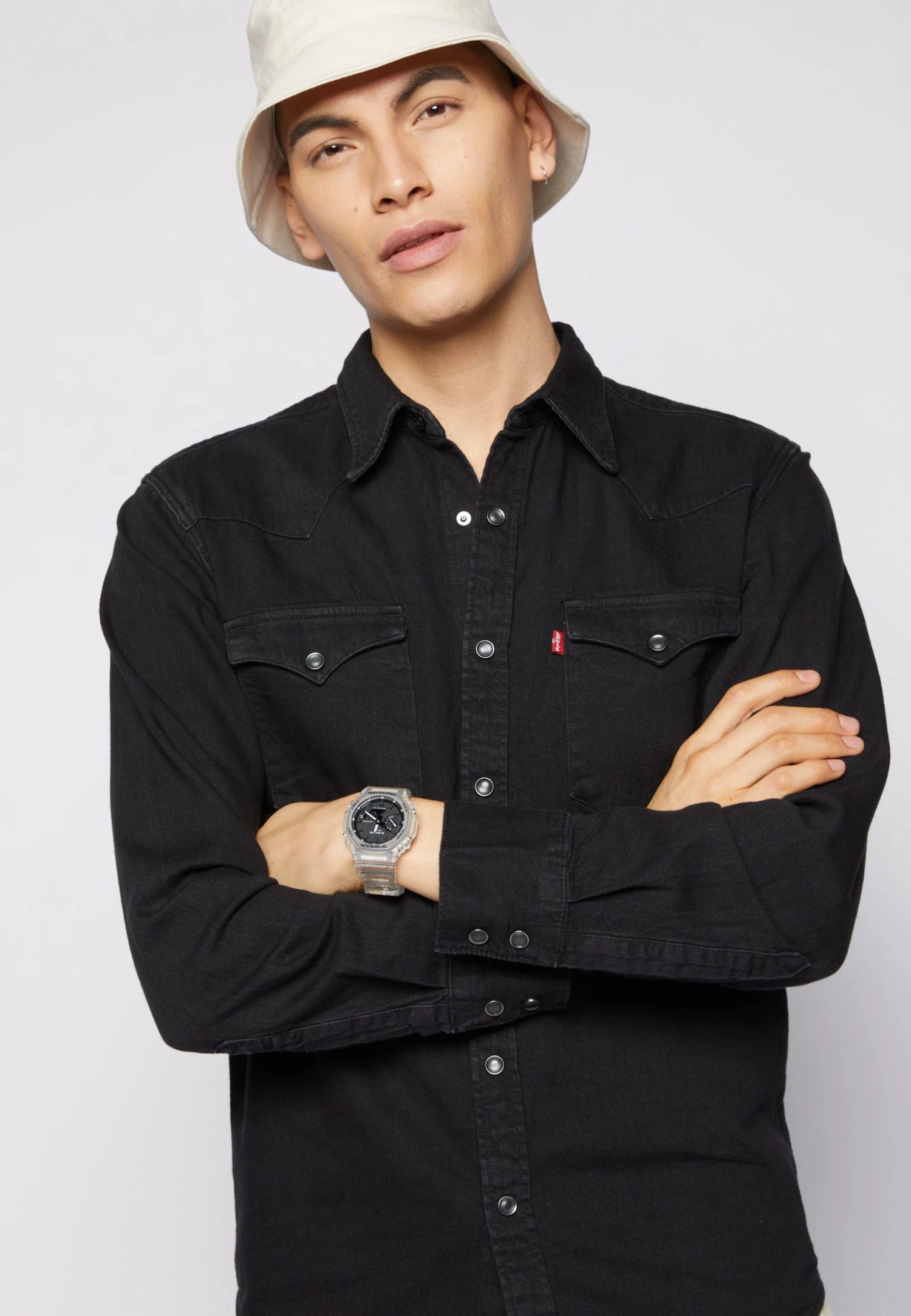 G-SHOCK White Skeleton Ga-2100Ske Unisex - Digitalklokke - Transparent/White 5 G-SHOCK White Skeleton Ga-2100Ske Unisex - Digitalklokke - Transparent/White - Bilde 5